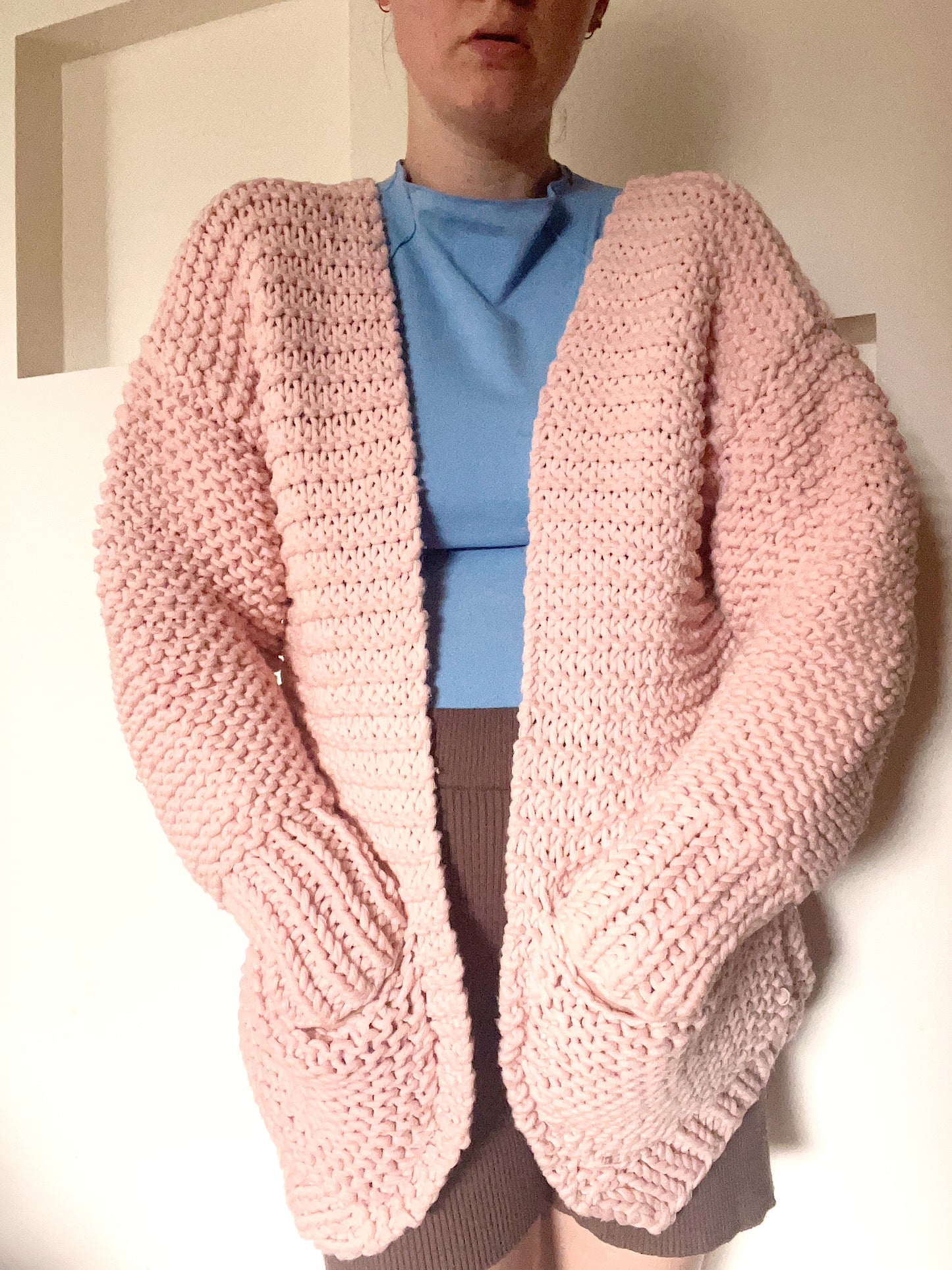 SAMPLE SALE - Pink Cotton Cardigan