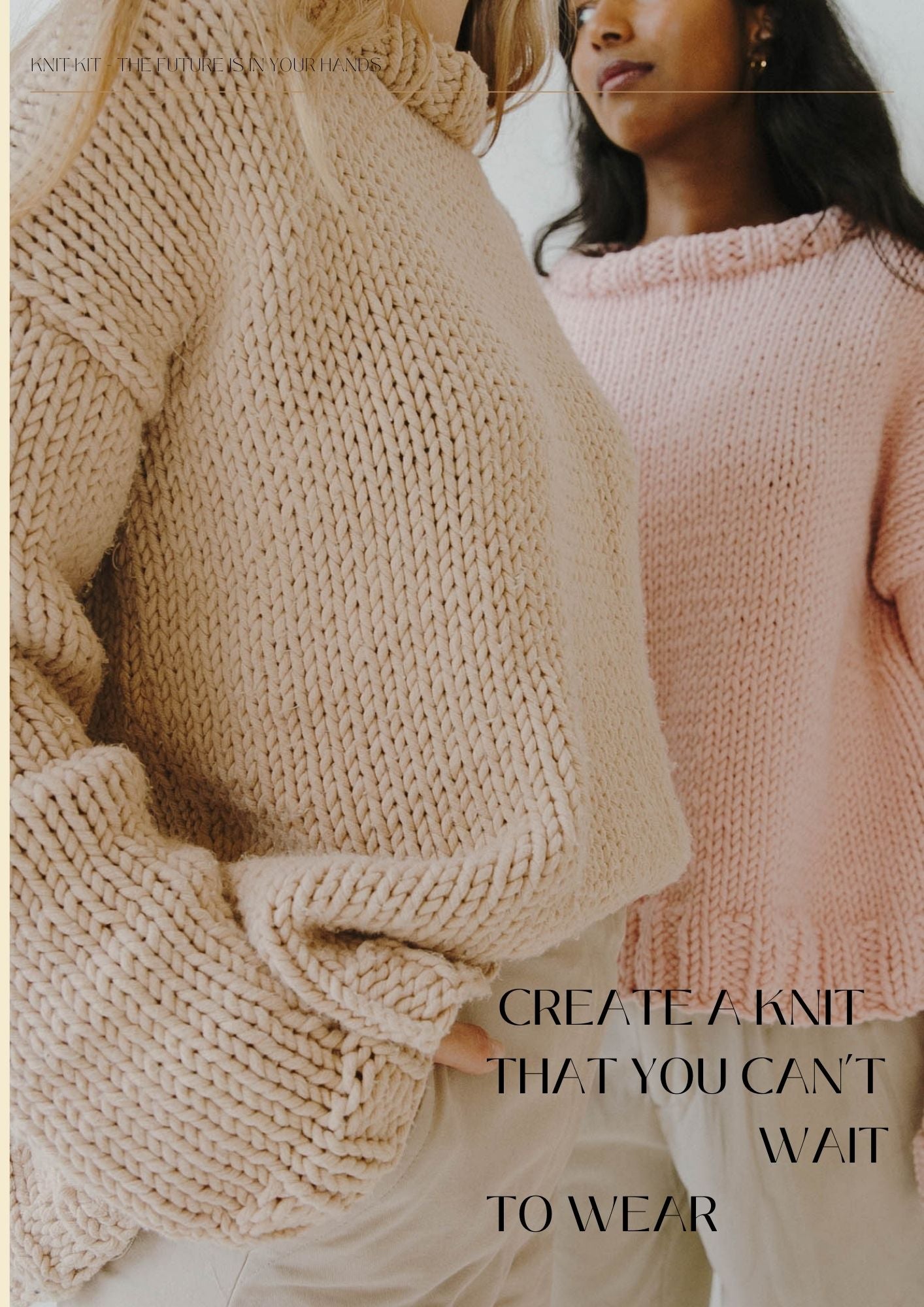 Make it Yourself: The Classic Crew Sweater Knit Kit